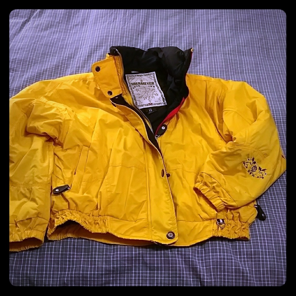 Obermeyer ski jacket - NWOT size 12 Yellow